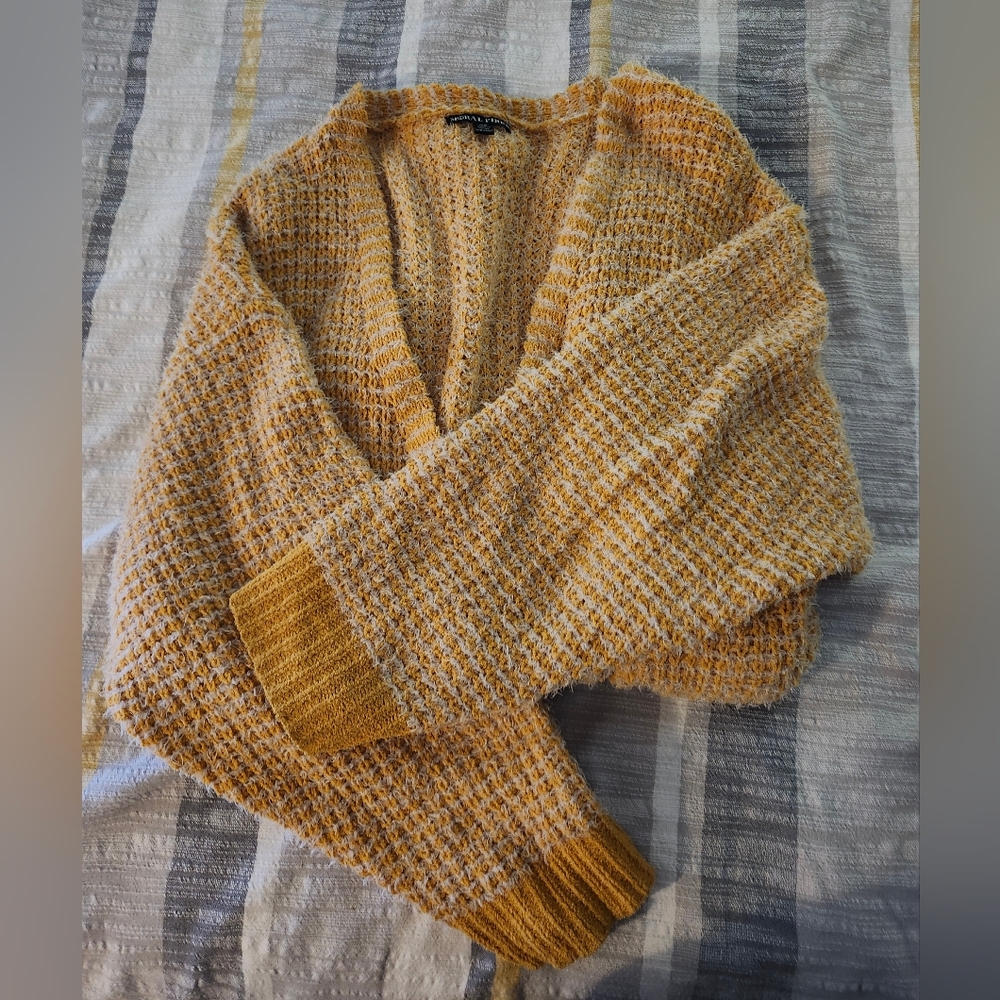 Cozy Knit Women's Sweater - Mustard Yellow
